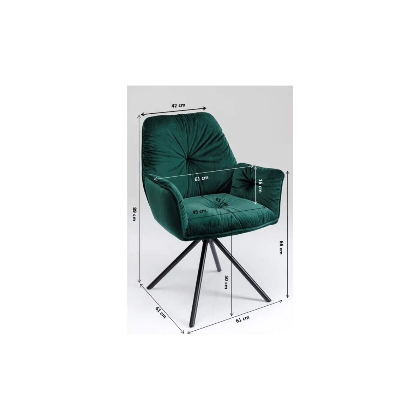 KARE Design Chaise A. Acc. Mila.Vert