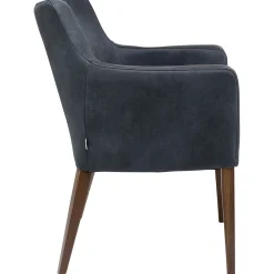 KARE Design Chaise A. Acc. Mode Cuir Anthracite