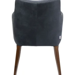 KARE Design Chaise A. Acc. Mode Cuir Anthracite