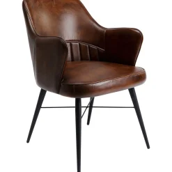 KARE Design Chaise A. Acc. Rumba.Cuir Marron