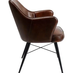 KARE Design Chaise A. Acc. Rumba.Cuir Marron