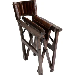 KARE Design Chaise A. Acc. Twist Cuir Marron