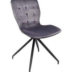 KARE Design Chaise Butterfly Gris Fonce