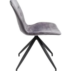 KARE Design Chaise Butterfly Gris Fonce