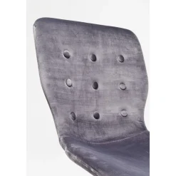 KARE Design Chaise Butterfly Gris Fonce