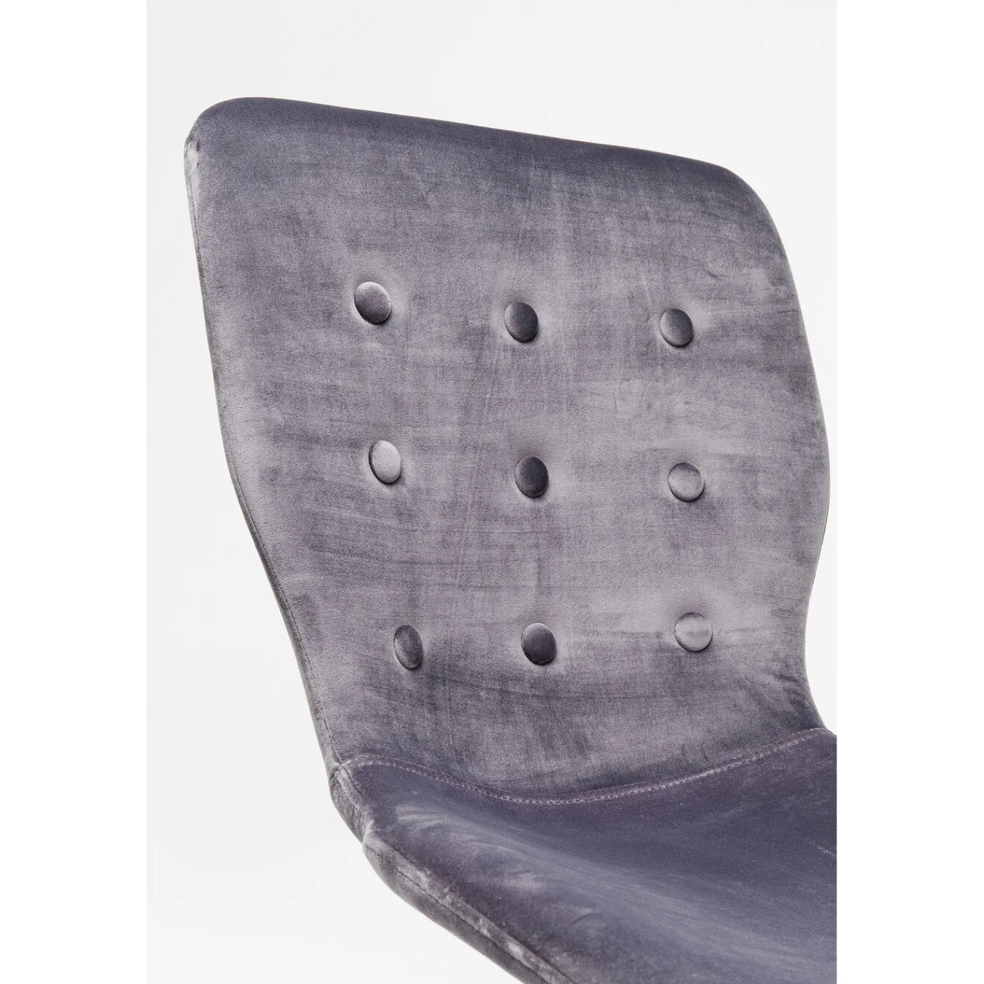KARE Design Chaise Butterfly Gris Fonce