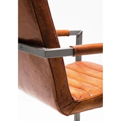 KARE Design Chaise Cantilever Riffle Buffalo Marron