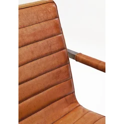 KARE Design Chaise Cantilever Riffle Buffalo Marron