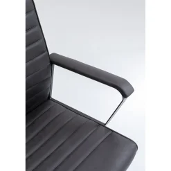 KARE Design Chaise De Bureau Labora Dossier Bas Noir