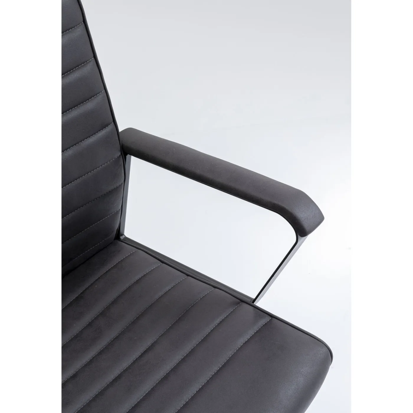 KARE Design Chaise De Bureau Labora Dossier Bas Noir