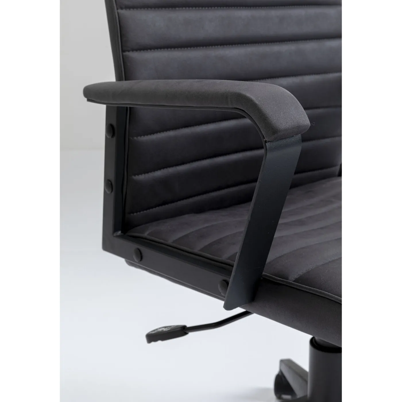 KARE Design Chaise De Bureau Labora Dossier Bas Noir