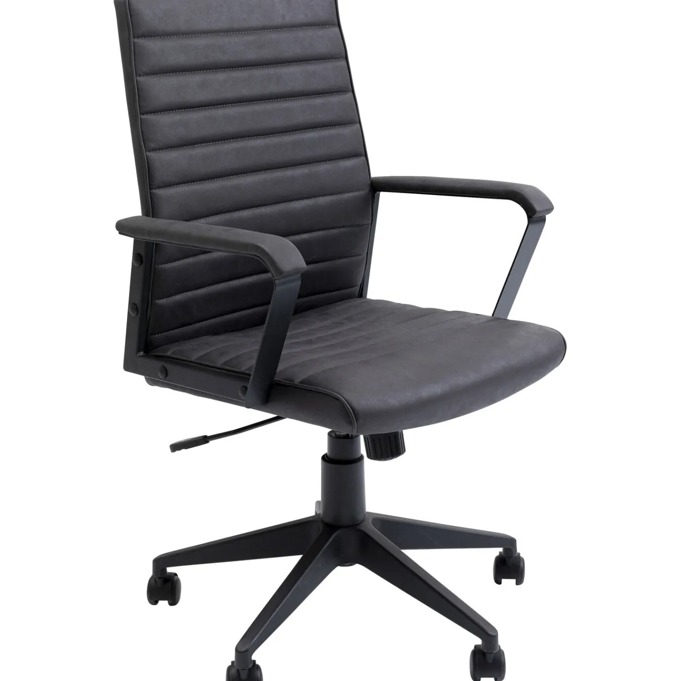 KARE Design Chaise De Bureau Labora Dossier Bas Noir