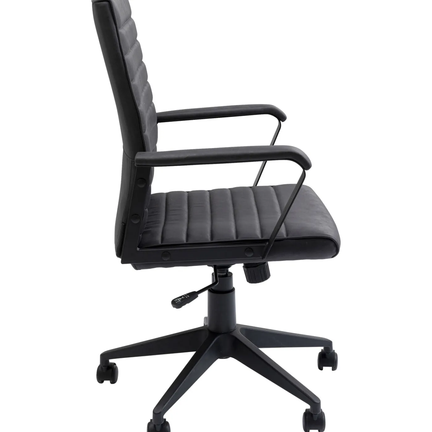 KARE Design Chaise De Bureau Labora Dossier Bas Noir