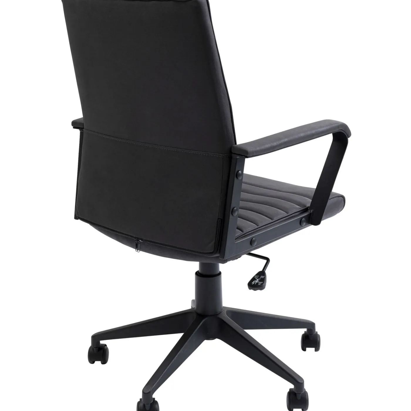 KARE Design Chaise De Bureau Labora Dossier Bas Noir