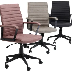 KARE Design Chaise De Bureau Labora Dossier Bas Noir