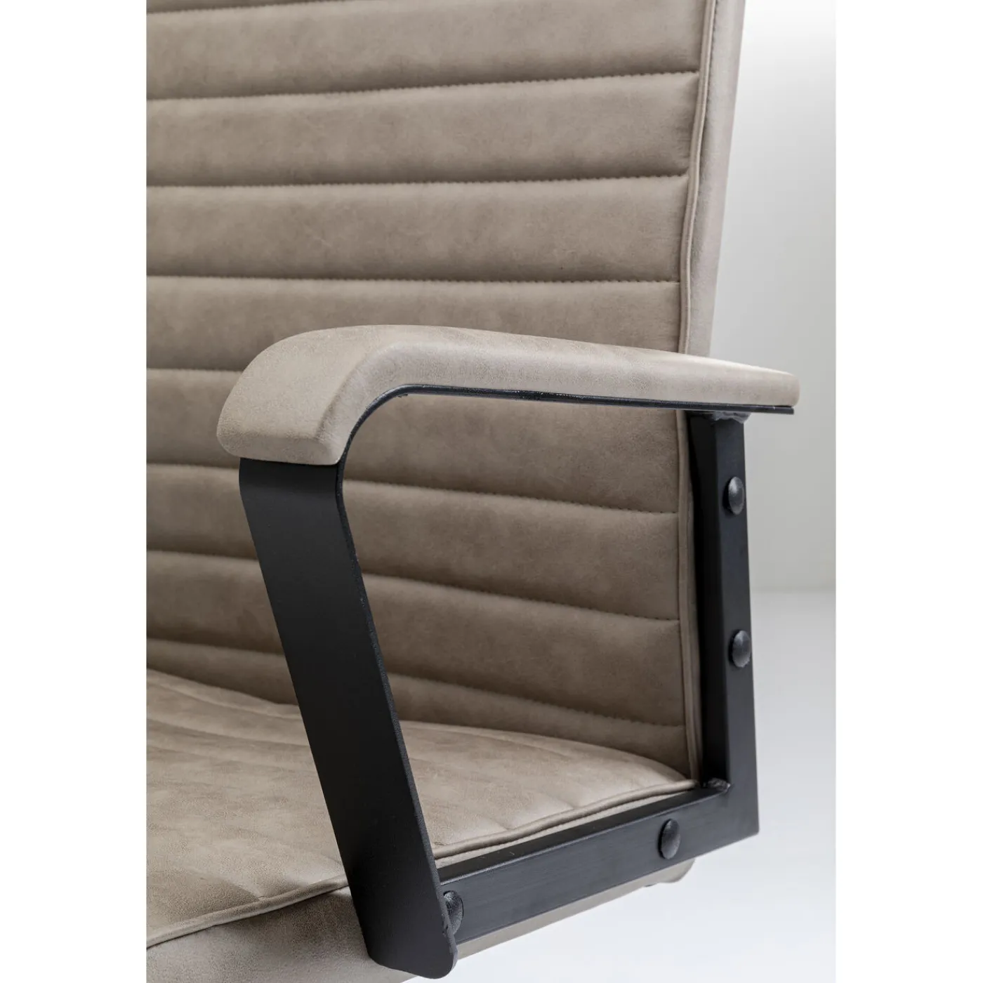KARE Design Chaise De Bureau Labora Dossier Bas Pebble