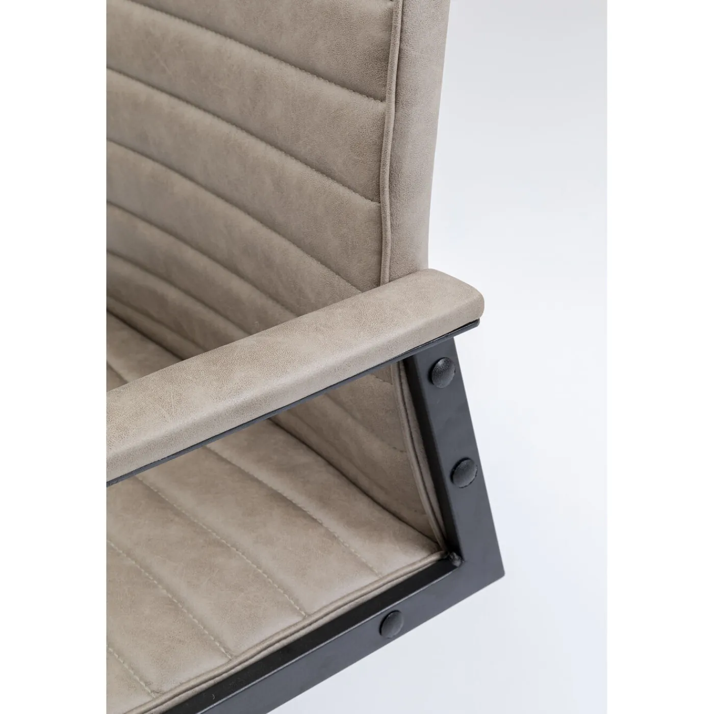 KARE Design Chaise De Bureau Labora Dossier Bas Pebble