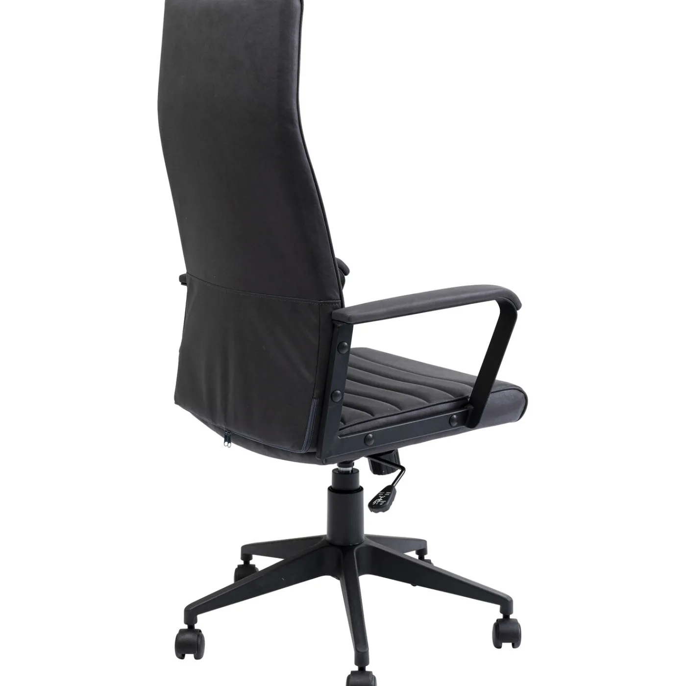 KARE Design Chaise De Bureau Labora Noir Haut Dossier