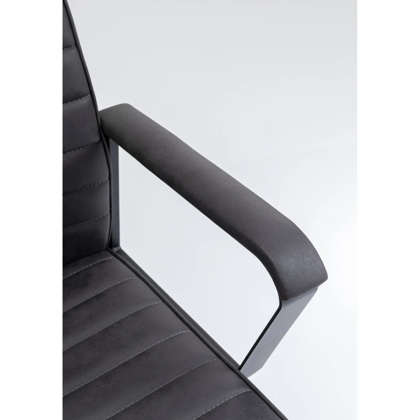 KARE Design Chaise De Bureau Labora Noir Haut Dossier