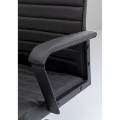 KARE Design Chaise De Bureau Labora Noir Haut Dossier