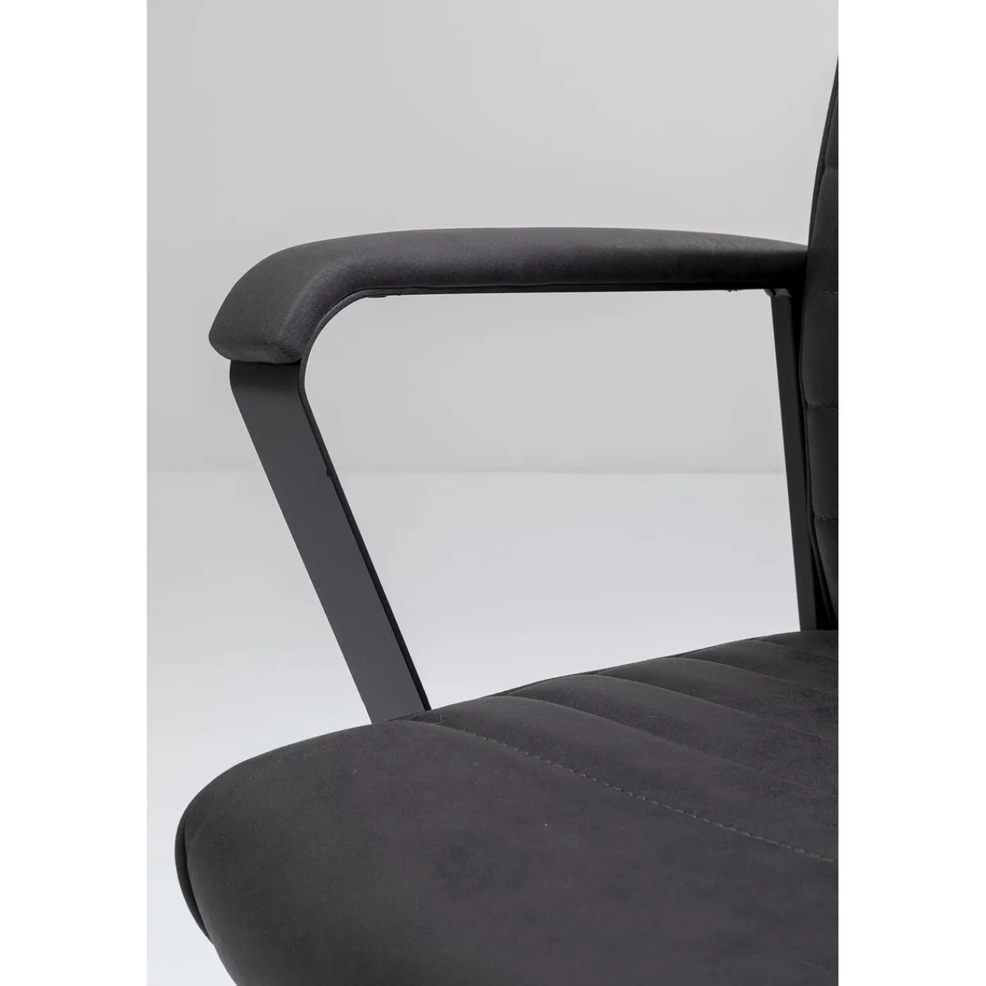KARE Design Chaise De Bureau Labora Noir Haut Dossier