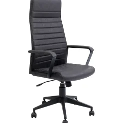 KARE Design Chaise De Bureau Labora Noir Haut Dossier