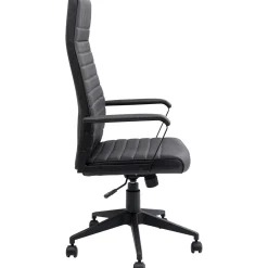 KARE Design Chaise De Bureau Labora Noir Haut Dossier