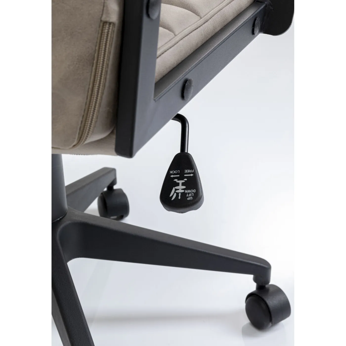 KARE Design Chaise De Bureau Labora Pebble Haut Dossier