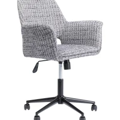 KARE Design Chaise De Bureau Marianne Gris