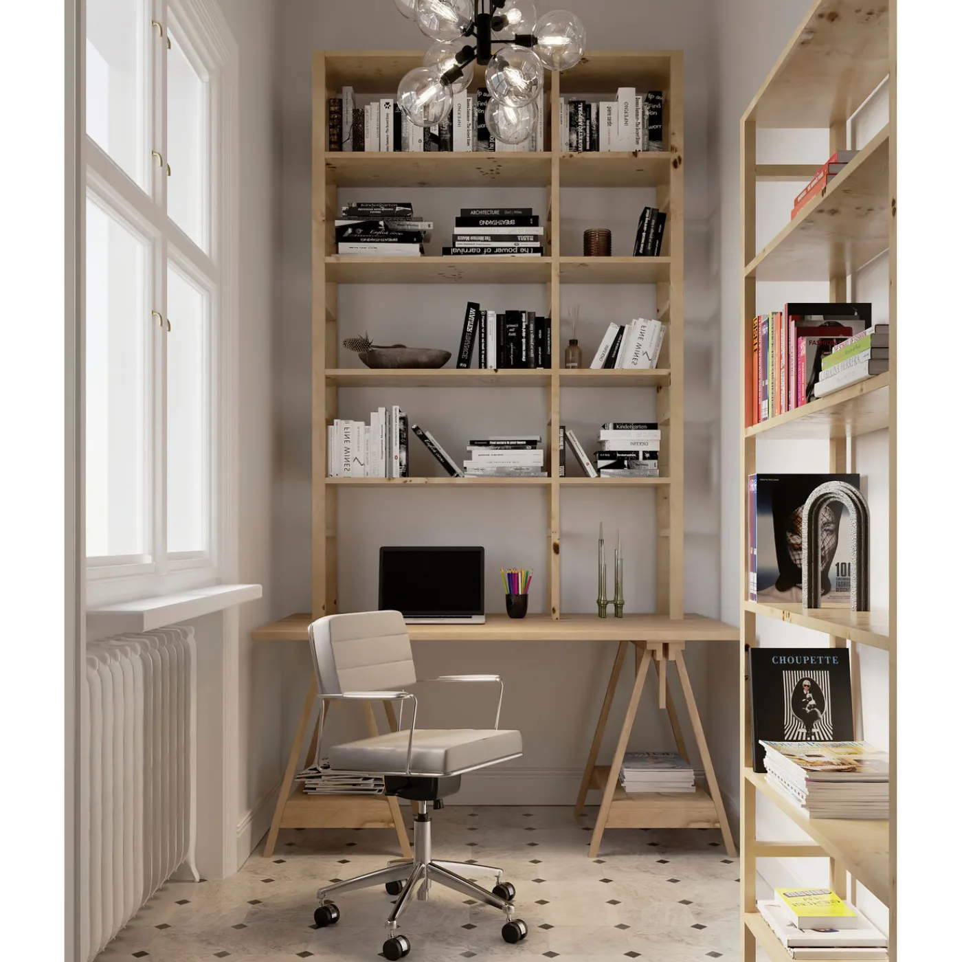 KARE Design Chaise De Bureau Pivotante Dottore Gris