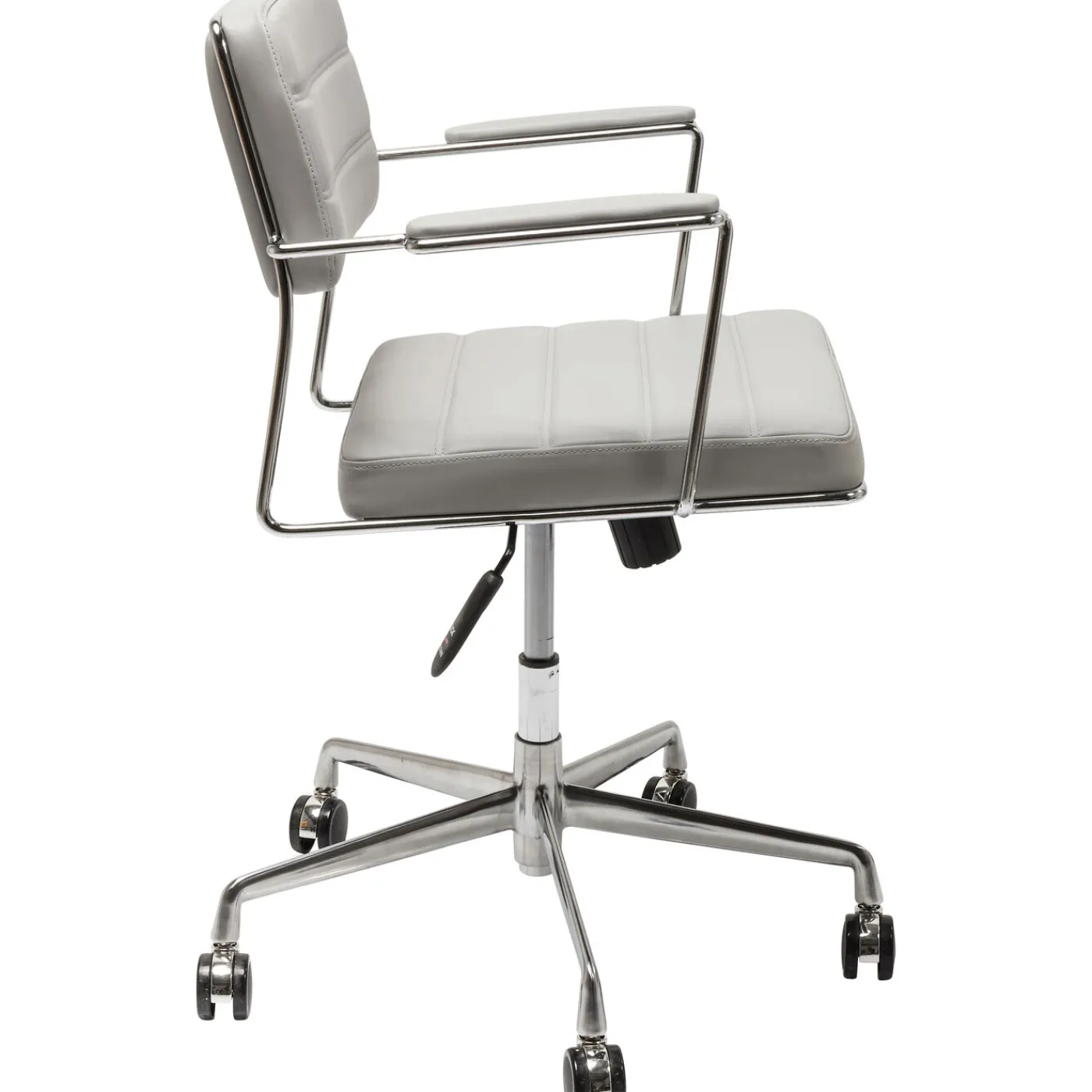 KARE Design Chaise De Bureau Pivotante Dottore Gris
