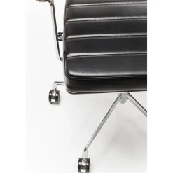 KARE Design Chaise De Bureau Pivotante Dottore Noir