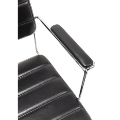 KARE Design Chaise De Bureau Pivotante Dottore Noir