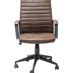 KARE Design Chaise De Bureau Pivotante Labora Marron