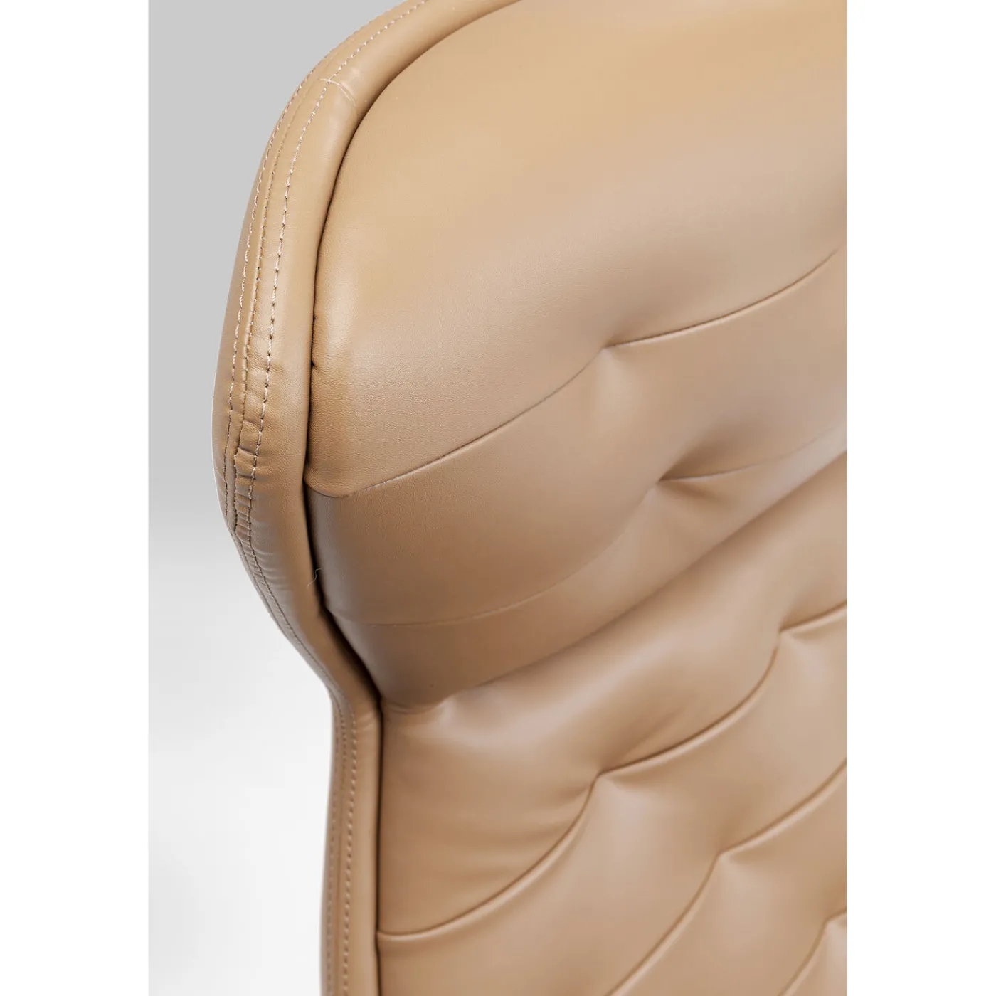 KARE Design Chaise De Bureau Pivotante Brady Argente