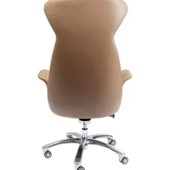 KARE Design Chaise De Bureau Pivotante Brady Argente