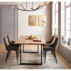 KARE Design Chaise East Side Marron