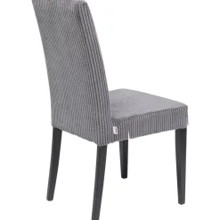 KARE Design Chaise Econo Velours Cotele Gris