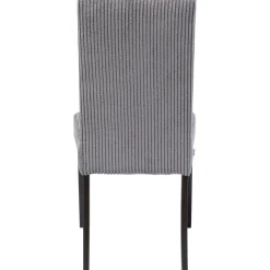 KARE Design Chaise Econo Velours Cotele Gris