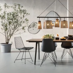 KARE Design Chaise Grid Noir