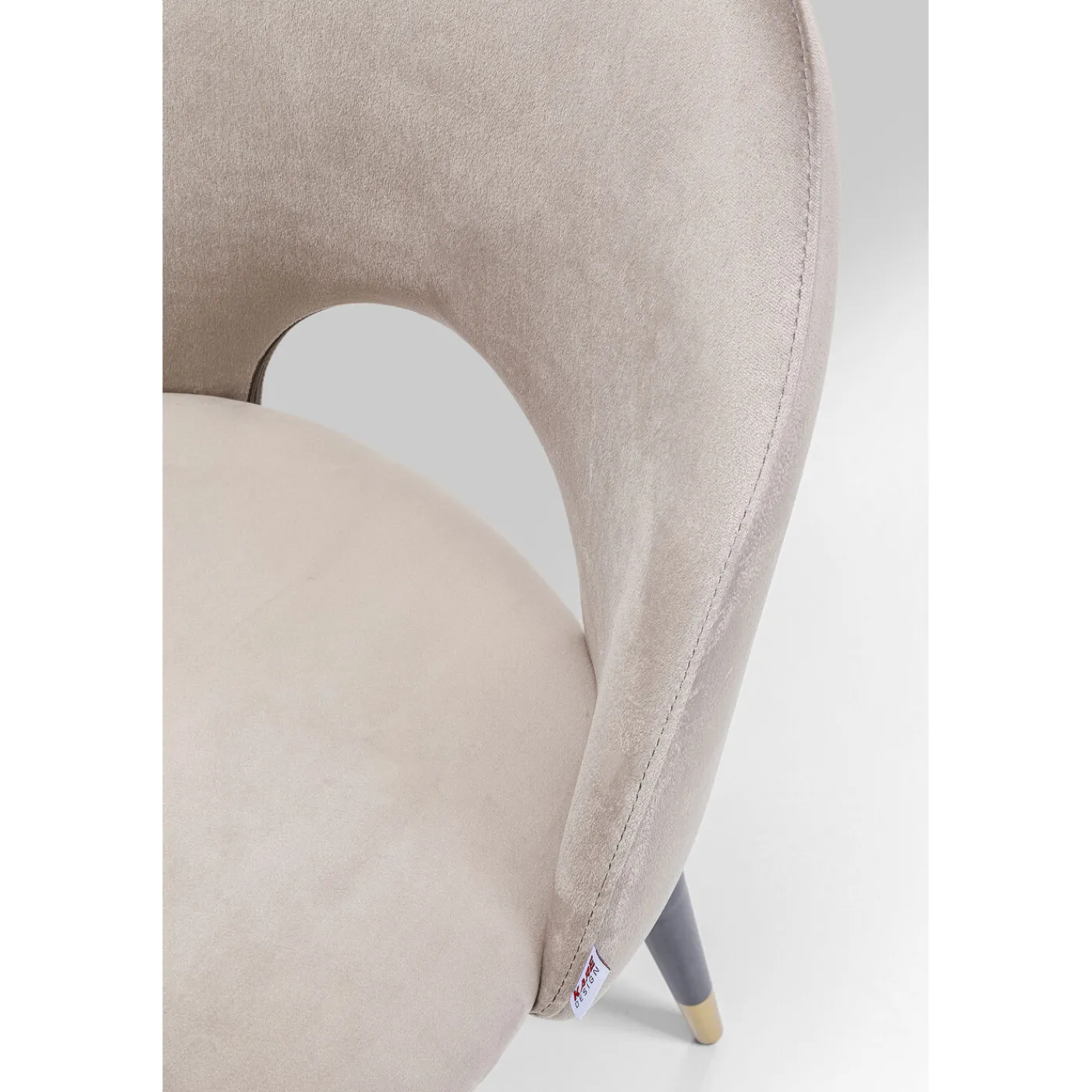 KARE Design Chaise Iris Velours Beige