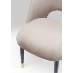 KARE Design Chaise Iris Velours Beige