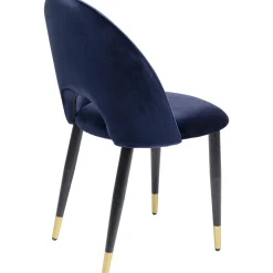 KARE Design Chaise Iris Velours Bleu (2/Set)