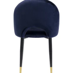 KARE Design Chaise Iris Velours Bleu (2/Set)