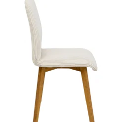 KARE Design Chaise Lara Velours Cotele Creme