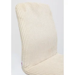 KARE Design Chaise Lara Velours Cotele Creme