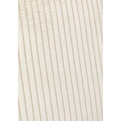 KARE Design Chaise Lara Velours Cotele Creme