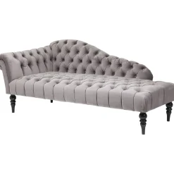 KARE Design Chaise Longue Desire Gris Argente