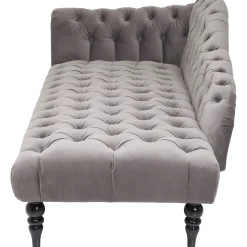 KARE Design Chaise Longue Desire Gris Argente