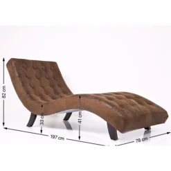 KARE Design Chaise Longue Snake Vintage Smart